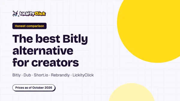 The best Bitly alternative for creators